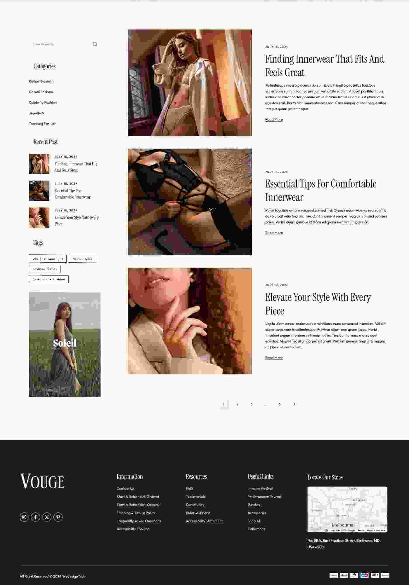 blog listing leftsidebar