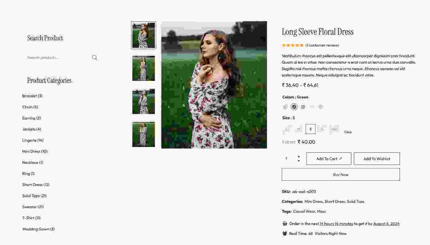 shop layout color btn