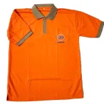 Indian Oil t-shirt with pocket IOCL orange uniform