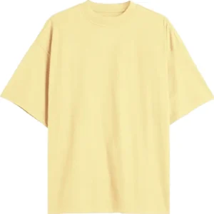 Beige 240 GSM French Terry Oversized T-shirt